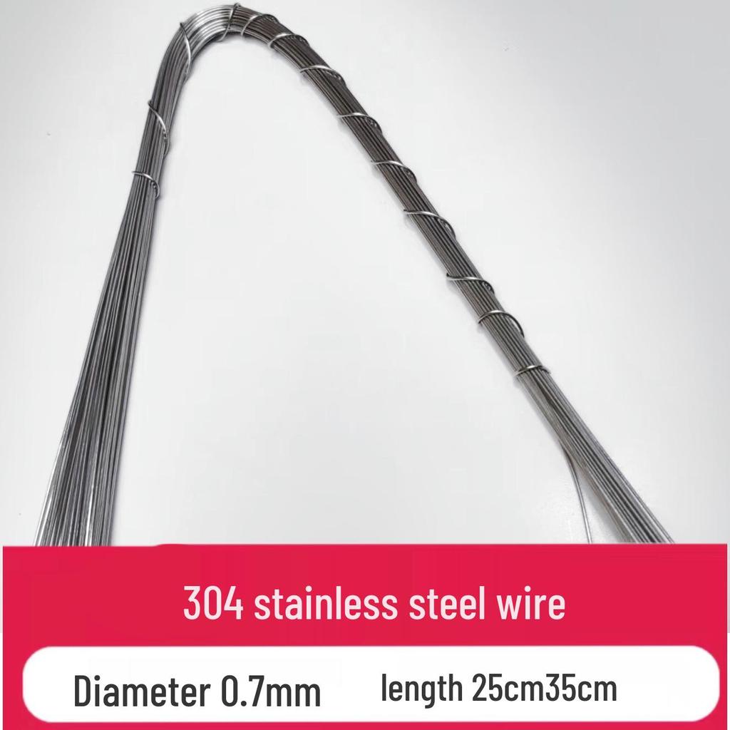 304 Stainless Steel 0.7mm Straight Tie Wire for DIY and Outdoor Binding