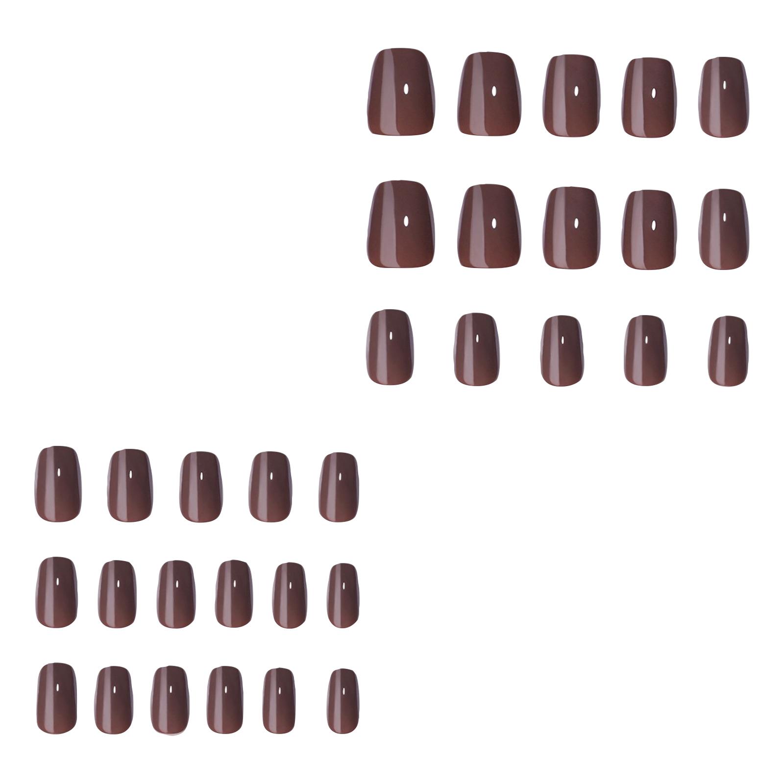 

Short Solid Color Nail Plate,woman s Handmade Wearable Nail One Size красный