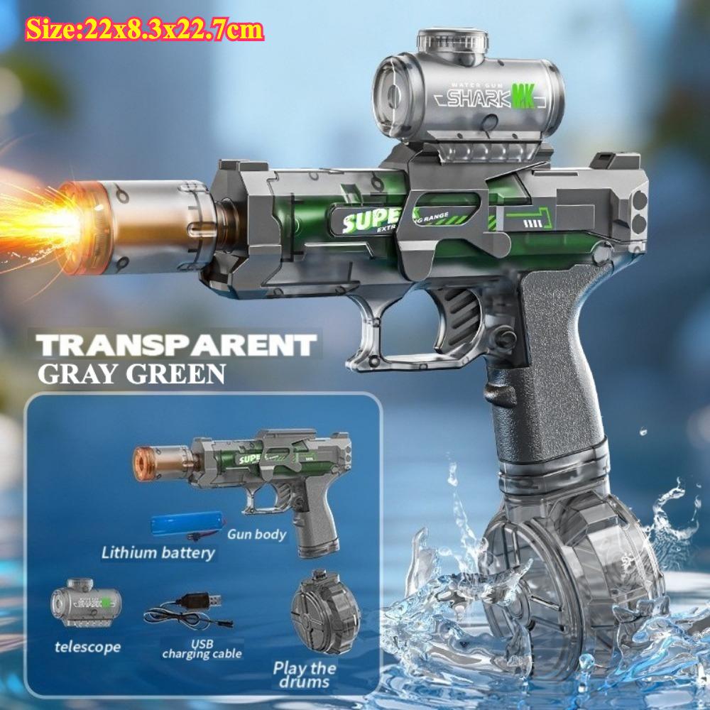 Electric Continuous-Fire Fully Automatic Toy Water Gun Summer Outdoor Shooting Beach Games For Boy Birthday Gifts