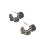 Iceland Night Summer Icy Crystal Bead Stud Earrings Niche Design Earrings Earrings Earrings