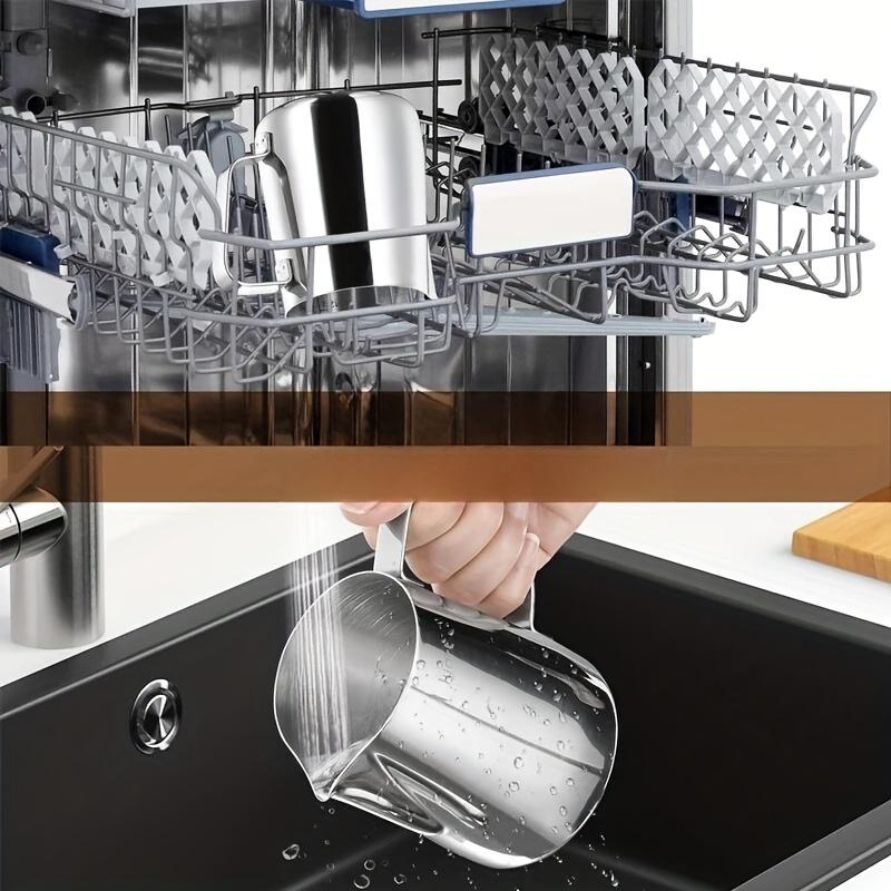 5/12oz Edelstahl Manueller Milchaufschäumer Kännchen Handheld Milchaufschäumkrug für Cappuccino Latte Art Heim-Büro-Gebrauch Café Suppl