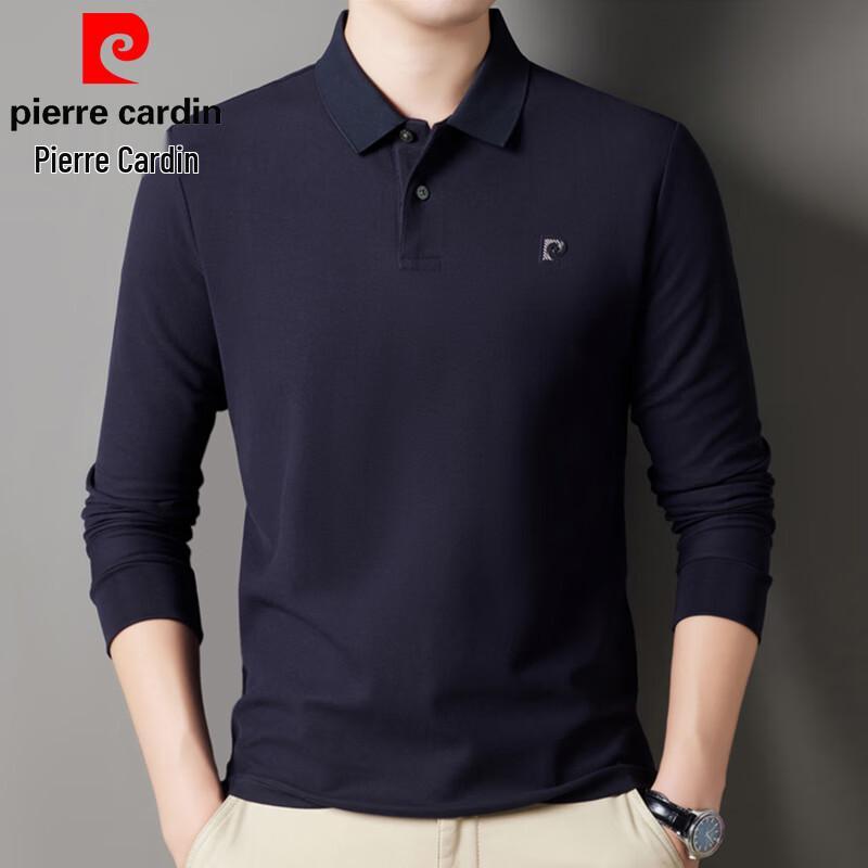 Pierre Cardin Men s 100% Cotton Long-Sleeve Polo Shirt 3XL/56