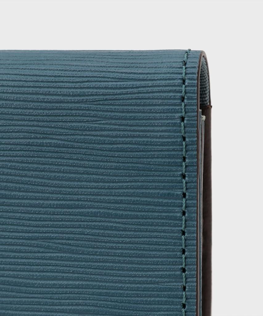 Takeo Kikuchi Key Case, Key Holder, Charm [NEW Leather Ripple] Key Case G8709491 Men's Navy (094) 00 (FREE)