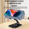 360° Rotating Mobile Phone Stand Desktop Vertical Folding Portable Painting Metal Mobile Phone Stand