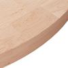 Vidaxl Okrągły Blat Do Stolika, Ø80X4 Cm, Surowe Drewno Dębowe