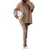 2026 cross-border foreign trade European and American women's clothing, new spring models, fashionable round neck lazy style tight long-sleeved