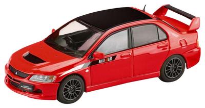 Mitsubishi Lancer Evolution 9 MR GSR JDM Custom mit Motor Vorführmodell Red Solid 1/64