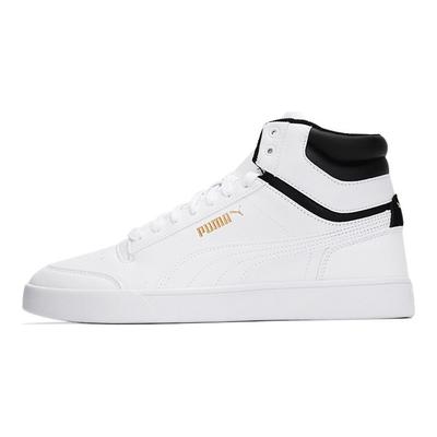 Shuffle Mid WTR White Black Team Gold Unisex Sneakers 385551-01