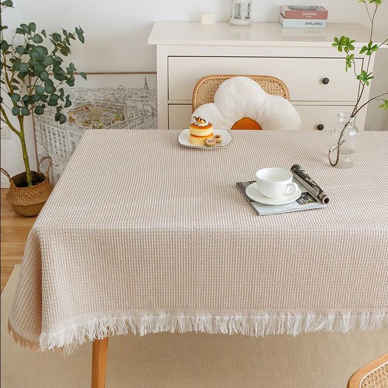 Aiwei Cotton Linen Blend Tablecloth