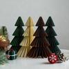 Origami Christmas Tree Decoration: Creative Honeycomb Folding Pendant for Windows and Gift Scenes