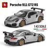 Bburago 1:43 Porsche 911 GT3 Lamborghini 800-4 Toyota Alloy Luxury Car Die Casting Model Toy Series Ornament Collection