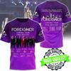 Foreigner Band Tournée d'adieu Finale 2024 T-shirt 3D AOP Mixte Gris S-5XL 1V0406