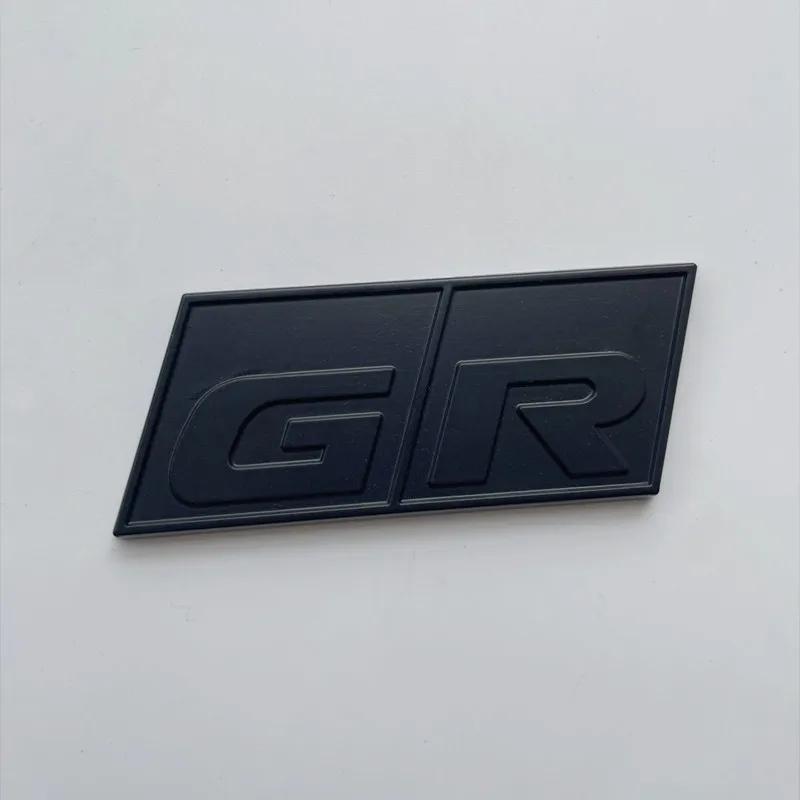 1Pc 3D Metal GR SPORT Logo Emblem Badge Car Body Trunk Deccor Sticker For CHR RAV4 Camry Alphard Avensis Prius Verso Crown