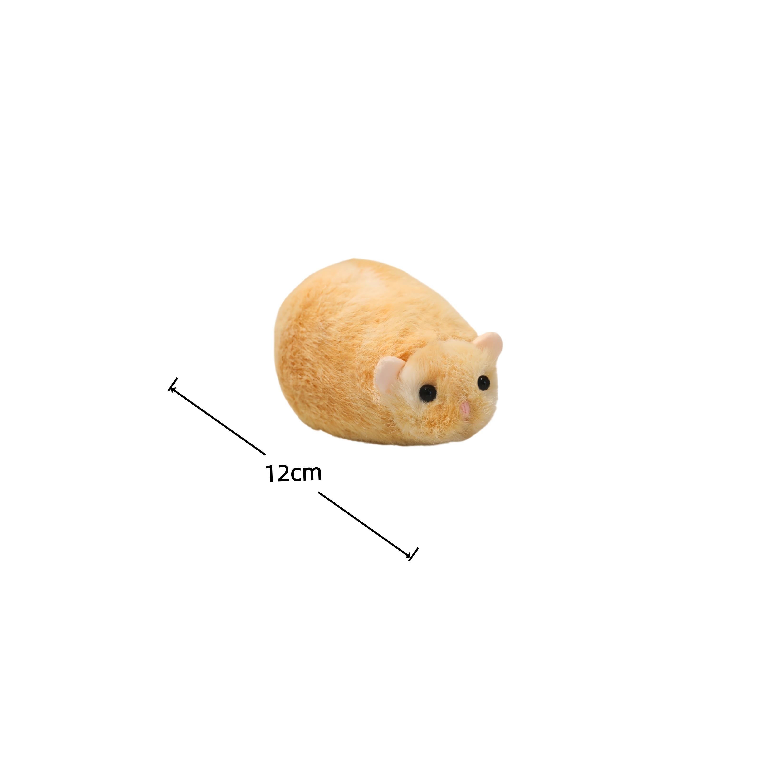 Gouden Hamster Pluche Speelgoed 1234Cm Muis Gevulde Pop Sleutelhanger Rugzak Hanger Kussen Kussenbank Creatieve Verjaardagscadeaus