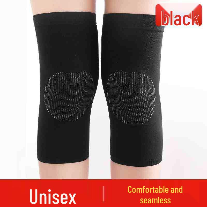 Wormwood Heated Knee Pads Anti-Slip Leg Warmers for Men & Women - Lightweight, Long Tube Sleeve for Joint Comfort
