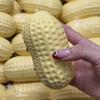 Giocattolo Morbido Spremibile a Forma di Arachide Simulato, Morbido, Antistress, al Gusto di Burro e Cioccolato, Fidget, Ritorno Lento, Spremitura Delicata