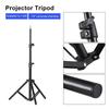 Metal Tripod Stand Universal Projector Bracket Extendable To 1.6M Aluminum Alloy Interface Adjustable Height for Projector