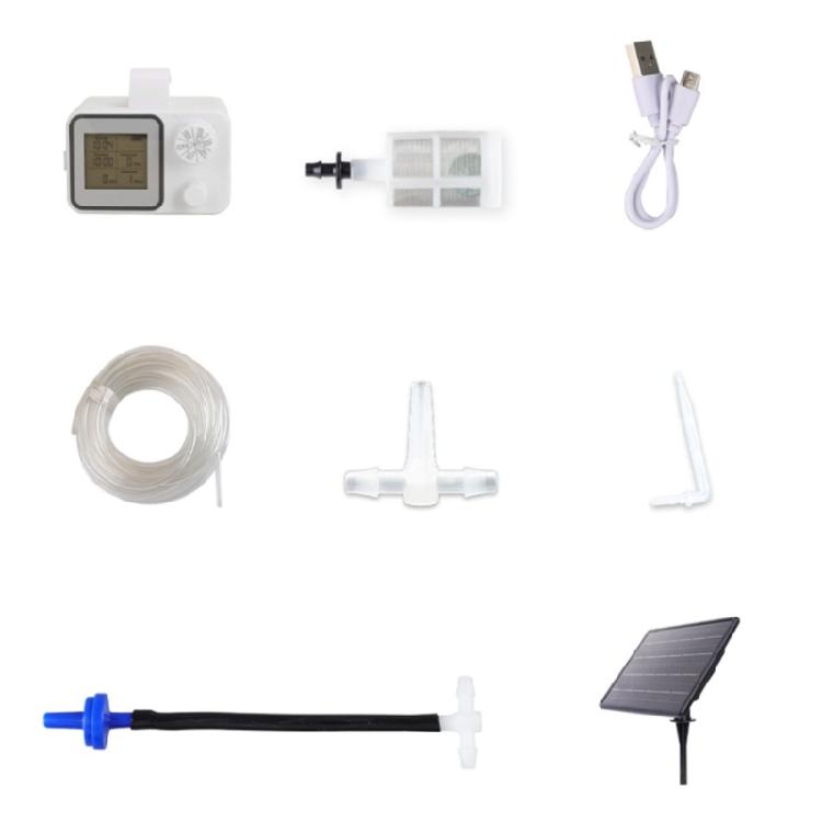 

Advanced Sun Irrigation Set With 2000mAh Battery And Multiple Watering Plans