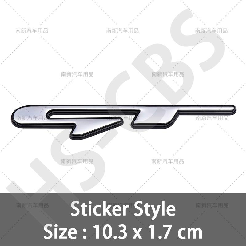 Metal Car Front Grille Emblem Rear Trunk Badge Stickers