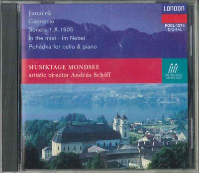 CD JANACEK, ANDRAS SCHIFF, MUSIKTAGE M - Kammer- & Klavierwerke Vol. 1 POCL1374 LONDON Japan Klassisch Gebraucht