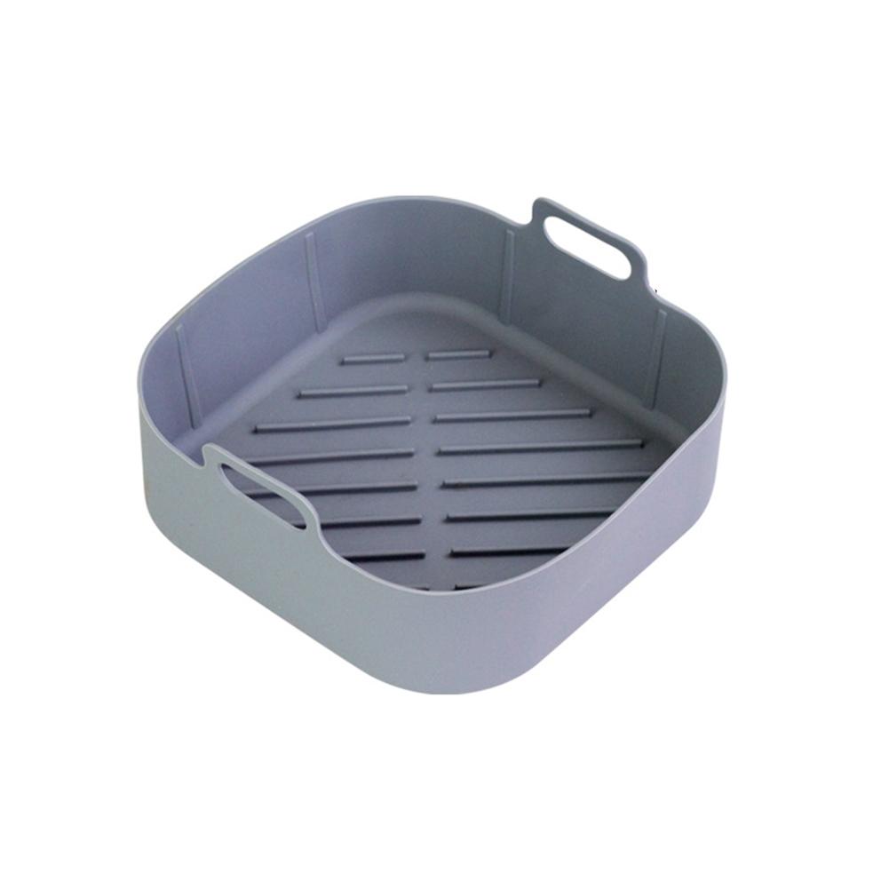 Air Fryer Silicone Pot Thick Reusable Silicone Square Air Fryer Liners Replacement Of Parchment Liner Paper Air Fryer Basket