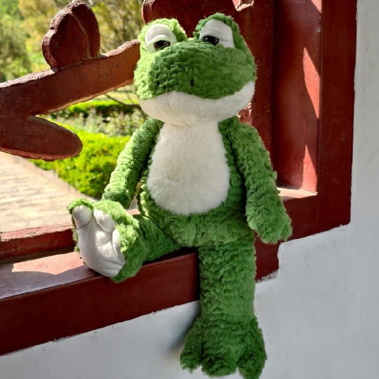 Lovely Frogs Plush Doll Stuffed Animal Soothing Doll Plush Pillow For Adult Relaxation Nursery Decors And Daily Comfort