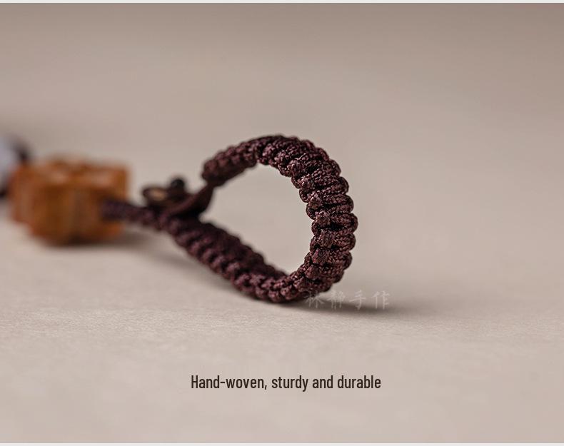 Ebenholz Katze Schlüsselanhänger: Niedliches Ornament für Männer & Frauen - Kreatives Geschenk