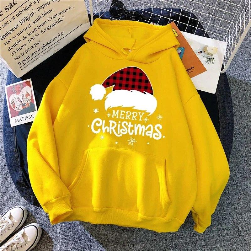 2023 Unisex Women Sweatshirt Unisex/women New Year Merry Christmas Hoodie Leopard Plaid Tree Tops Unisex Graphic Y2k Streetwear Male