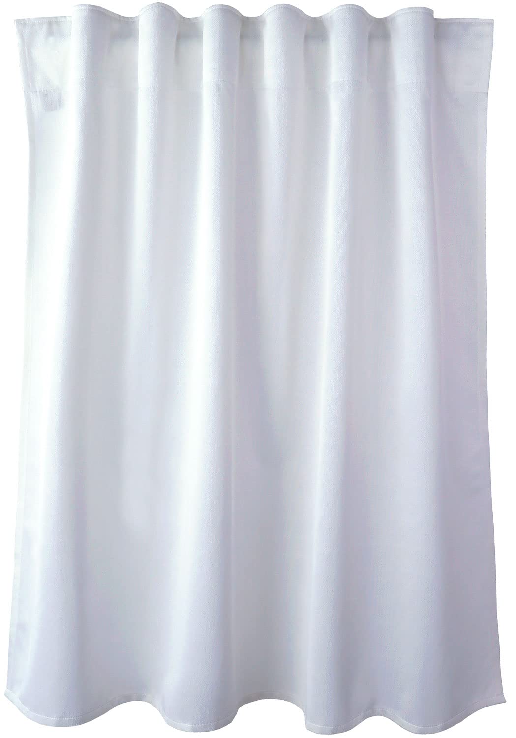 

Econa Lace Sunnyday Fabric Cafe Approximately 100cm Wide x 90cm Solid 1 Heat UV Protects Against Privacy Flame Made in Installation Curtain, Long, белый