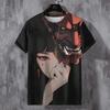 Heren T-shirts Cool Vlam Grafisch Top Esthetische Kleding Dames Streetwear Man Korte Mouw Harajuku Herenkleding Casual T-shirt