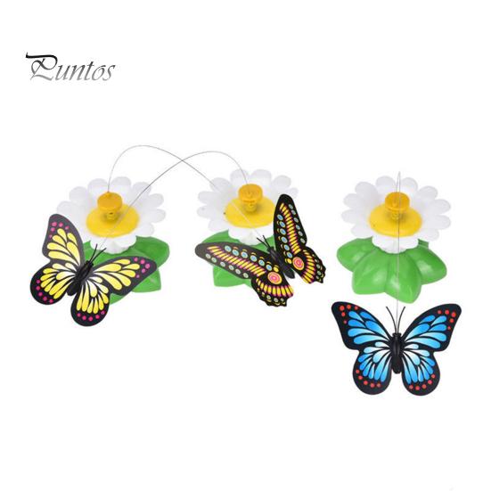 Electric Toys Flutter Portable Plastic Various Kitten Colors Butterfly Pet for Cat