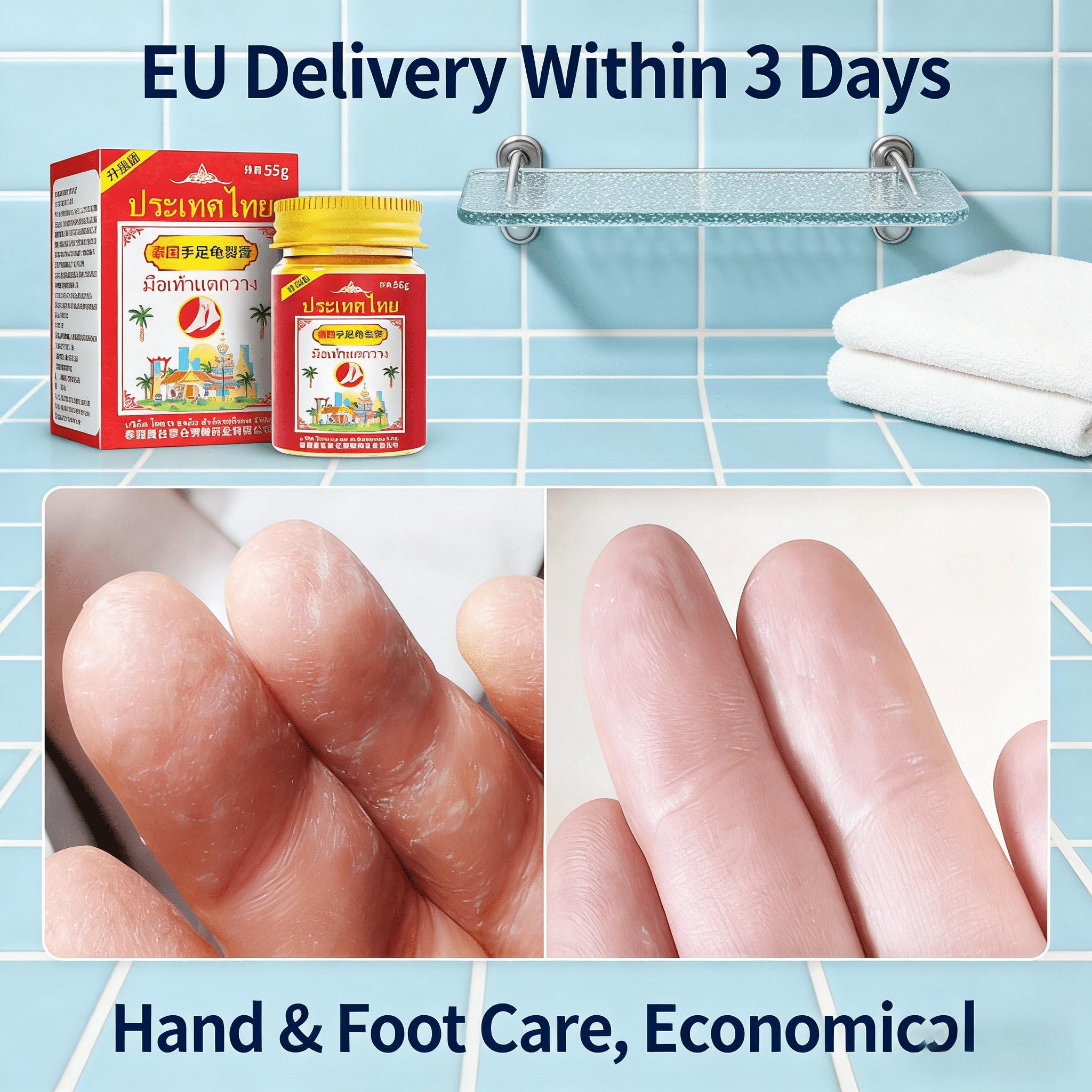 

Restoring Hand & Foot Treatment – Repairs Cracked Heels & Rough Skin with Nourishing Actives