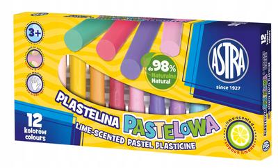 Pastell-Knete mit Limettenduft, 12 Farben