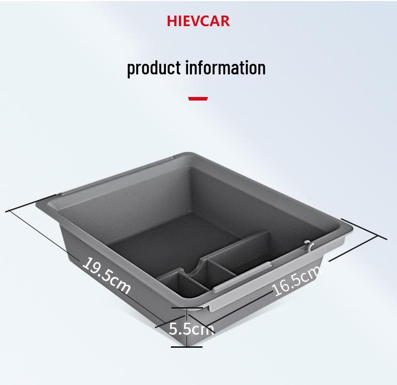 Silikonorganisatör för mittkonsol för Tesla Model 3/Y