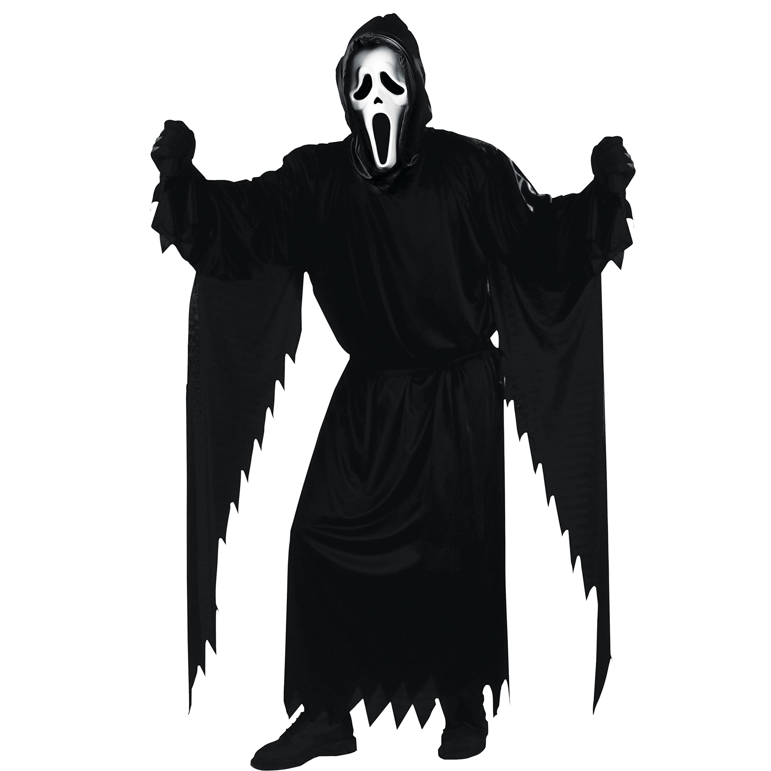 

Fun World Ghost Face Adult Costume Дорослий костюм Ghost Face для Хеллоуїна Один розмір