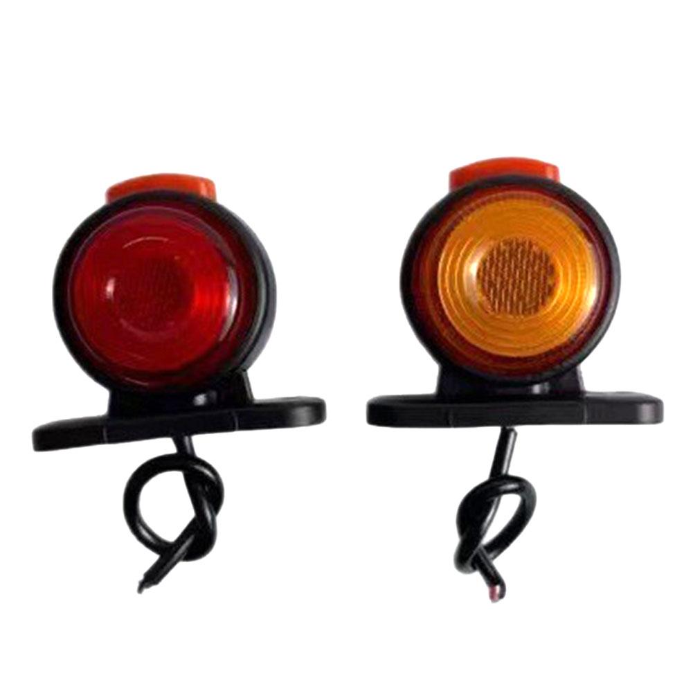 1Pcs Side Led Marker Lights Trailer Truck Lorry Camper Outline Lights 12-24v Side Light Truck LED Indicator Signal Lamp