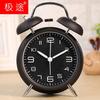 Durable4-Inch Three-dimensional Digital Alarm Clock Creative Classic Silent Student Loud Double Bell Bell