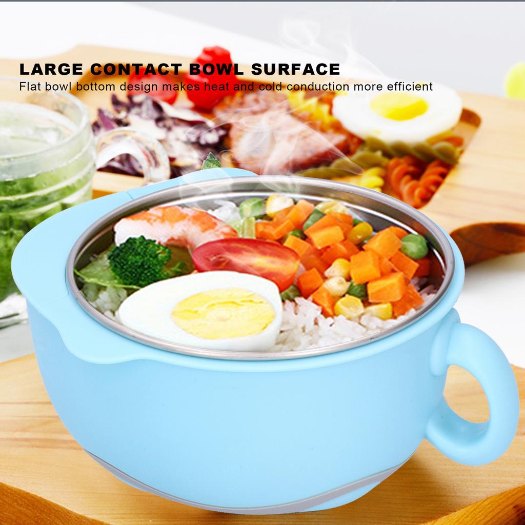 Toddler Children Bowl 316 Stainless Steel Thermal Food Container Tableware Kitchen Utensils