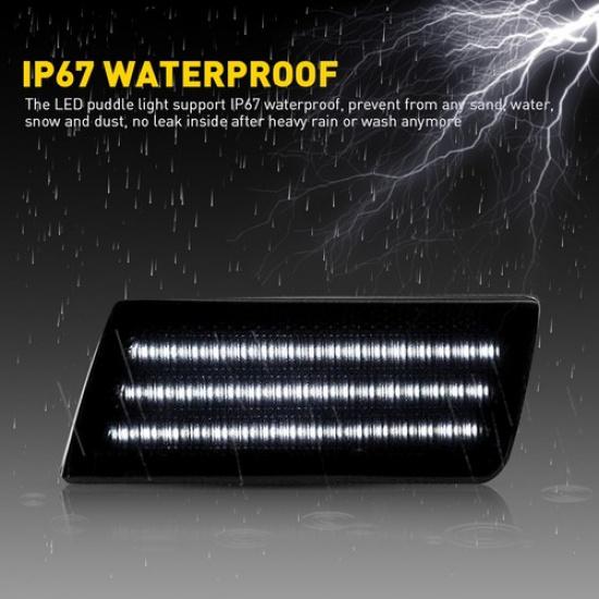 LED-Seitenmarkierungsleuchte für den vorderen Stoßfänger, Parkleuchte für 05-14 Chrysler 300 Weiß EOA