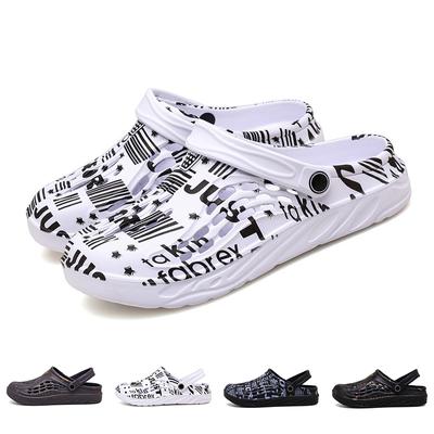 Summer Mens Clogs Garden Shoes Slip On Sandals Beach Slippers for Men Plus Size