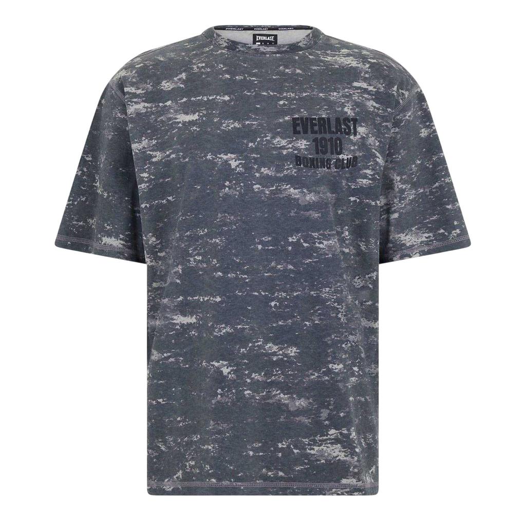 Everlast Mens Boxing Club Camo Cotton Oversized T-Shirt