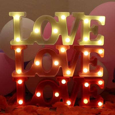 Romantic LED Heart-Shaped LOVE Light for Weddings, Proposals, & Valentine's Day Gifts