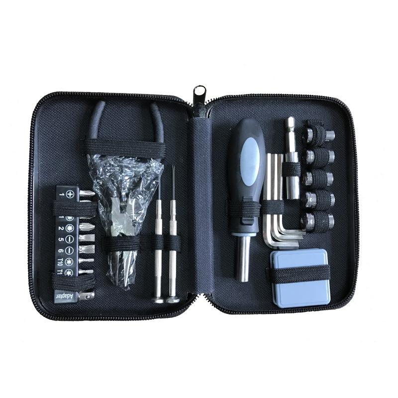 

Tin Box Hardware Tool Set Gift 24pcs Manual DIY Repair Tools Pliers Screwdriver Wrench Tools Kit
