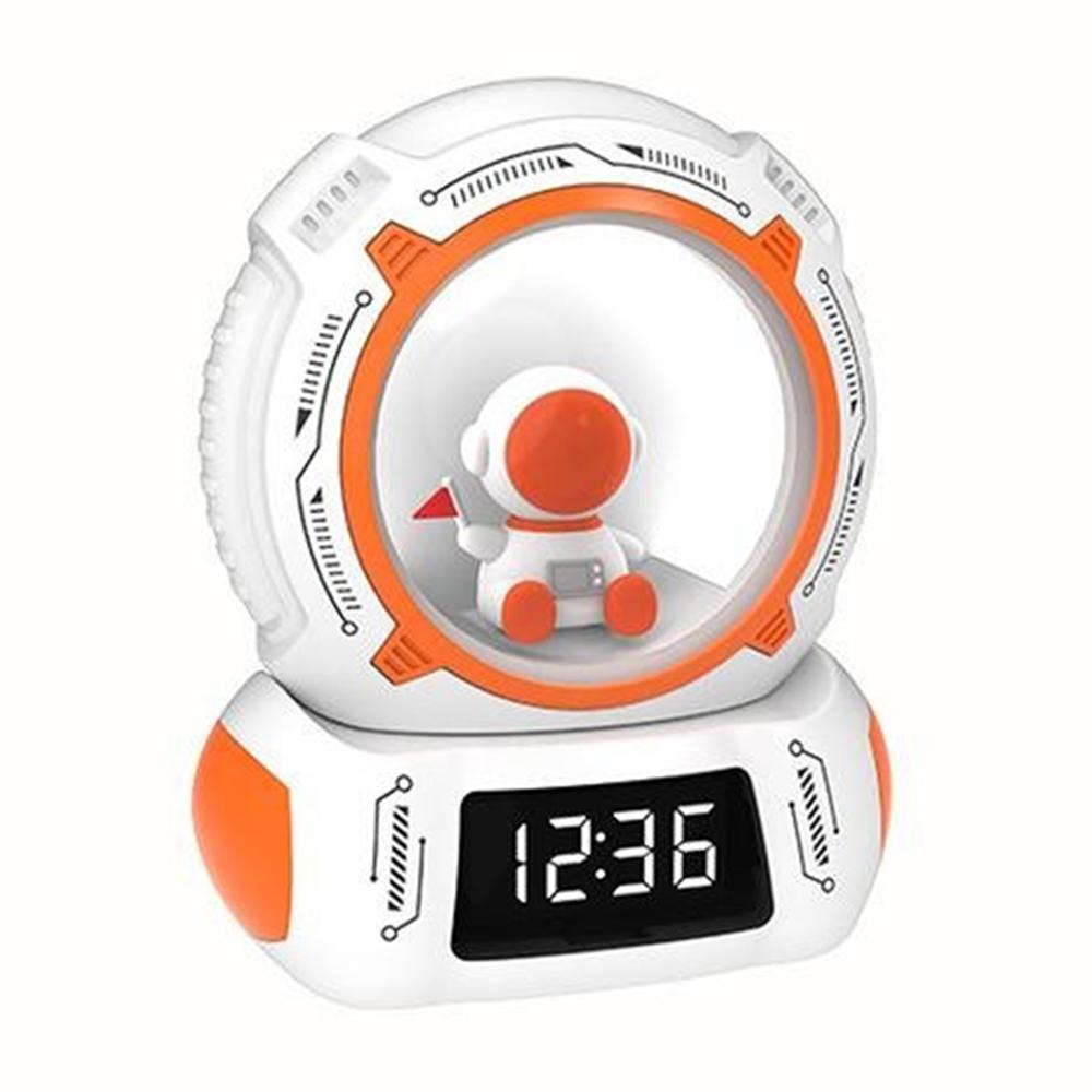 

LED Night Light Timer Clock Display Rechargeable Rotatable Bedside Lamp A