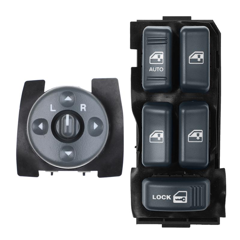 15009690 15151360 For GMC Chevrolet Cadillac for Isuzu Truck 1995-2005 New Master Power Window + Mirror Control Switch Button