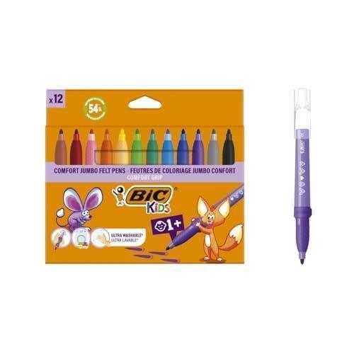 Fixy - BIC - 517250 - Vícebarevné - Jumbo - Sada 12