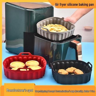 Silikon-Heißluftfritteusen-Backform und Matten-Set