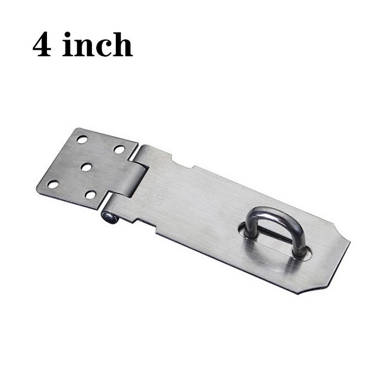 MroMax Cupboard 100x25mm Drawer Door Stainless Steel Padlock Latch Hasp Staple for Cabinet Home Hardware Doors Closing Silver Tone 5Pcs MroMax Cupboard 100x25mm Drawer Door Stainless Steel Padlock Latch Hasp Staple for Cabinet Home Hardware Doors Closing Silver Tone 5Pcs