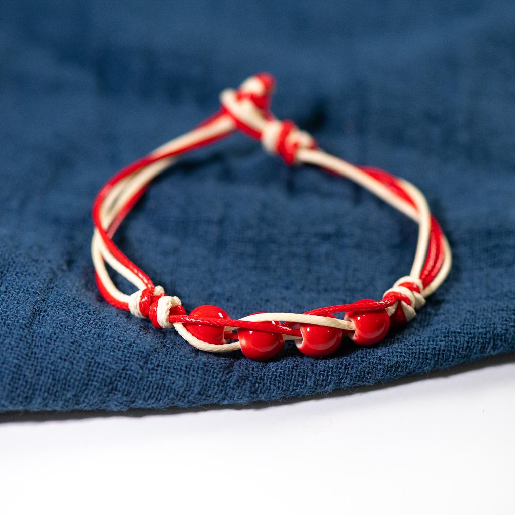 Love stone women's ceramic bracelet Female hand-woven couple small jewelry #5347