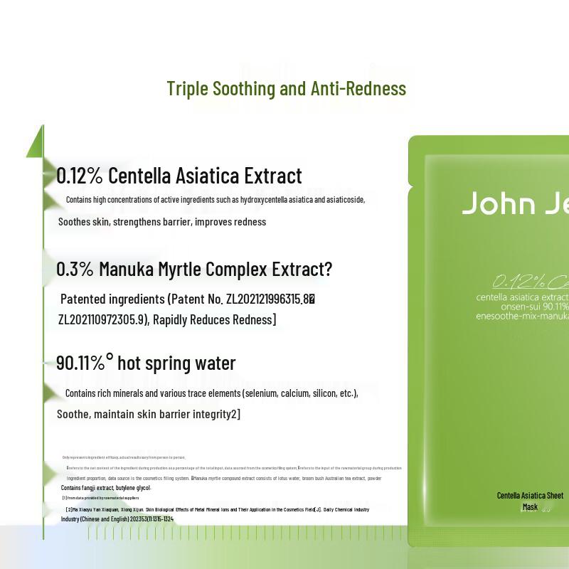 John Jeff Centella Asiatica Soothing Sheet Mask